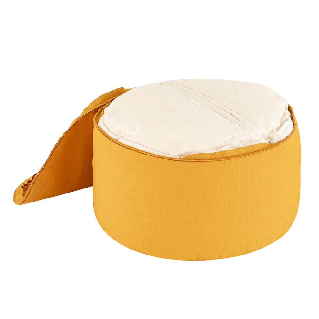 SVJ Yogakussen Relaxx - 31x31x20 cm - Katoen - Geel