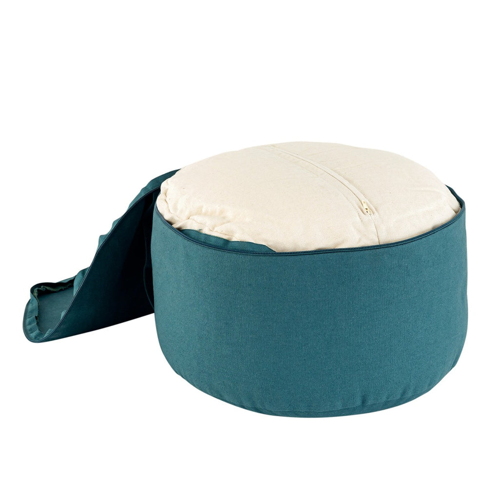 SVJ Yogakussen Relaxx - 31x31x20 cm - Katoen - Turquoise