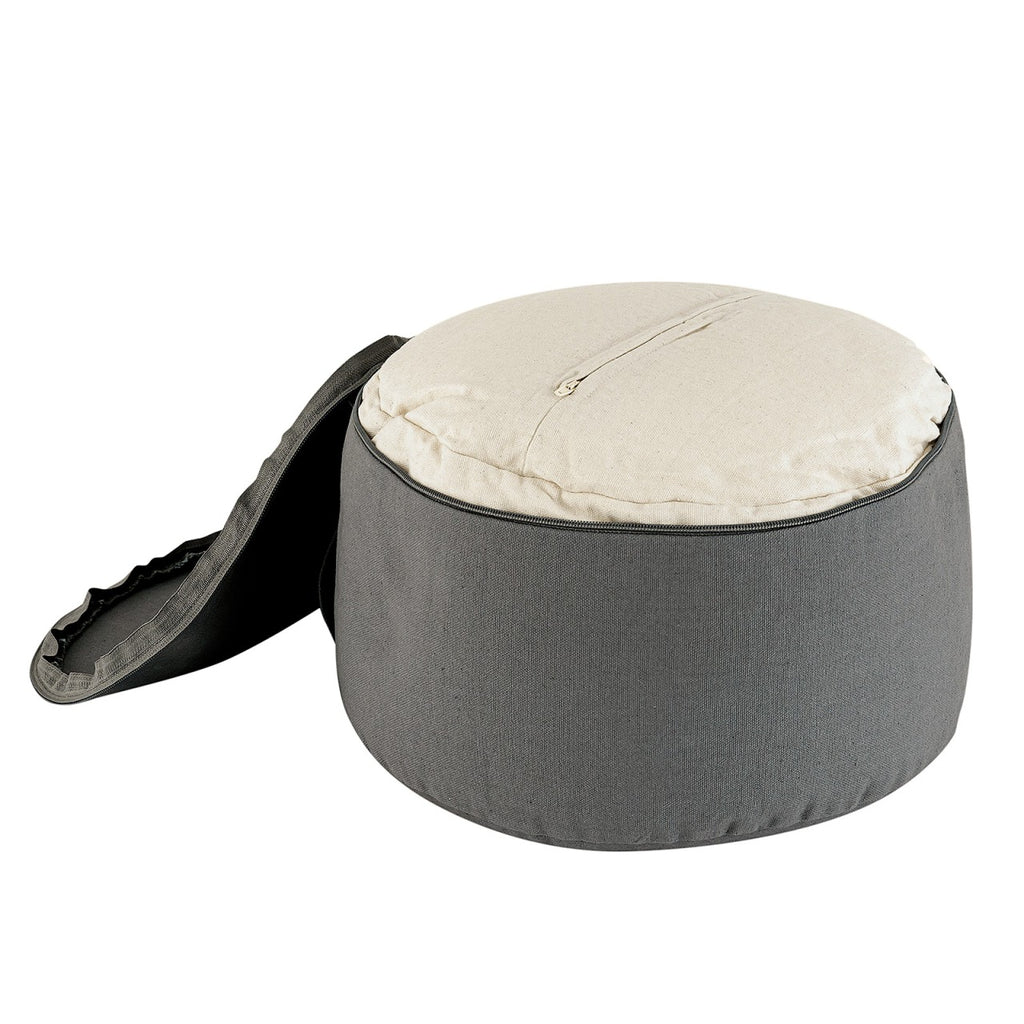 SVJ Yogakussen Relaxx - 31x31x20 cm - Katoen - Grijs