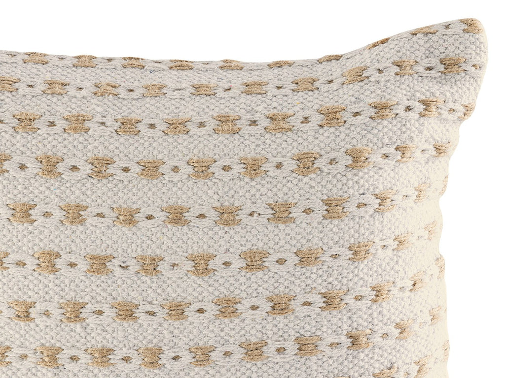SVJ Sierkussen Siera - 40x40x7 cm - Katoen - Beige - Set van 2