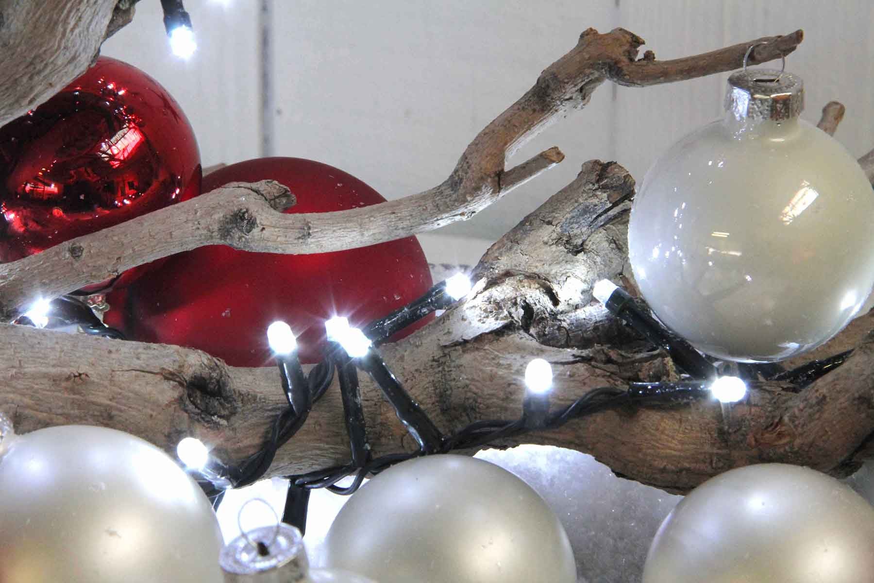 Luca Lighting kerstverlichting lichtsnoer 700 LED wit 1400 cm