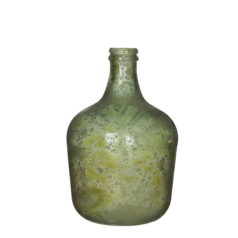 Mica Decorations diego glazen fles groen maat in cm: 42 x 27