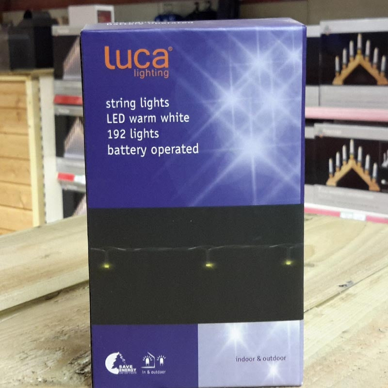 Luca Lighting Lichtsnoer - 14 Meter - 192 LED - Outdoorbattery