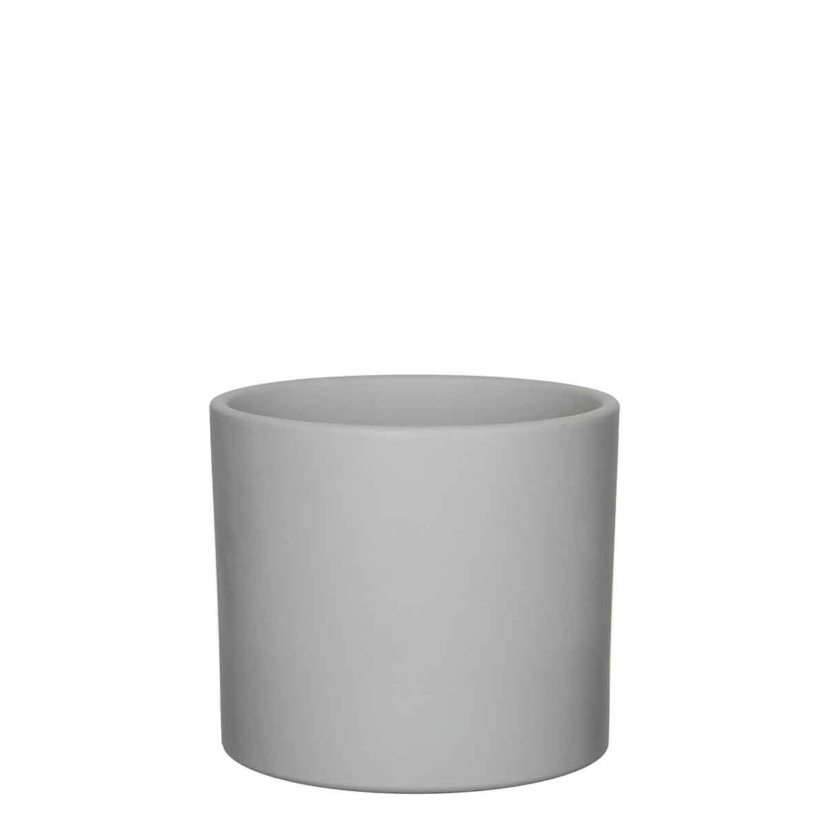Mica Decorations era ronde bloempot - 17 x 19 cm - GRIJS
