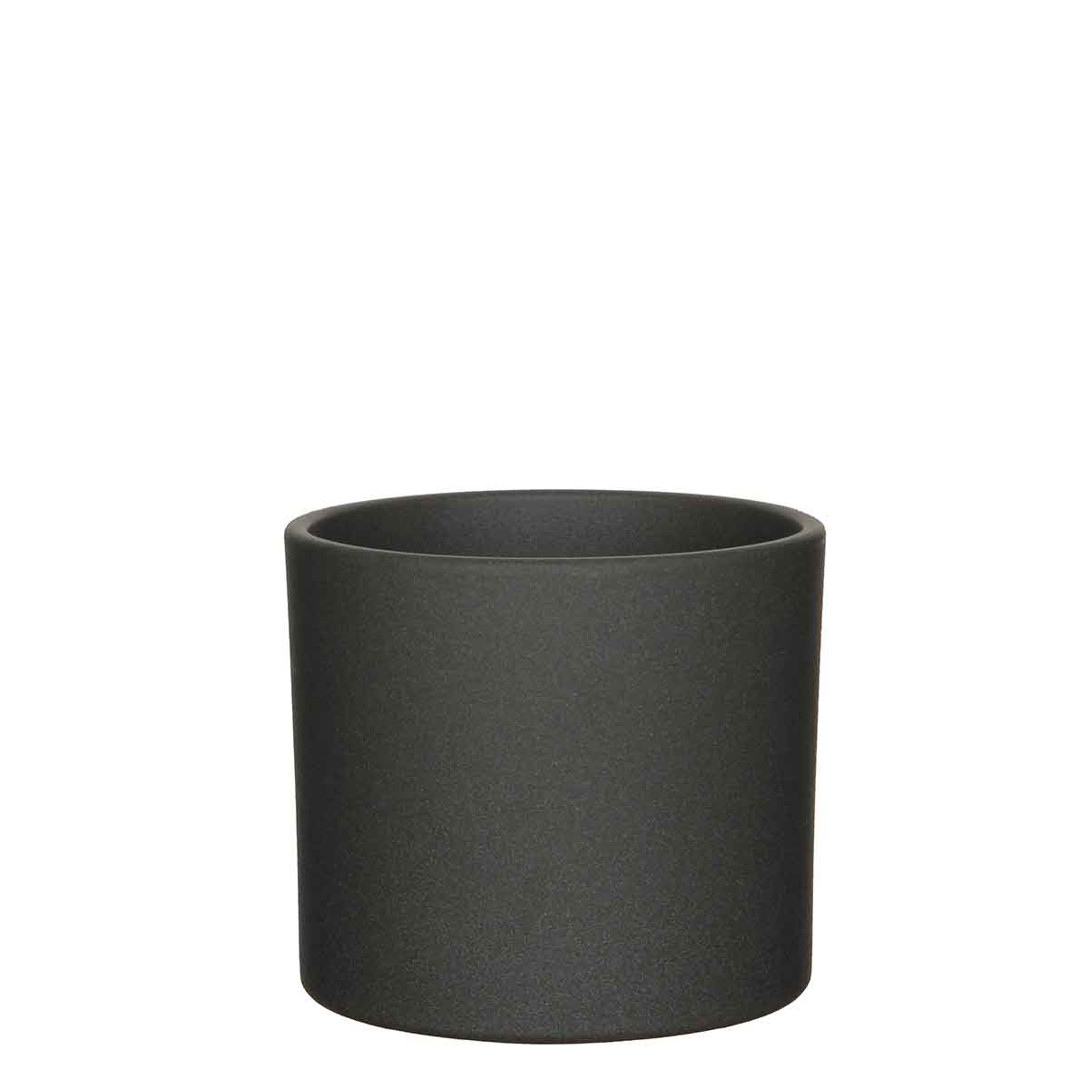 Mica Decorations Era Bloempot - H17 x Ø19 cm - Keramiek - Grijs