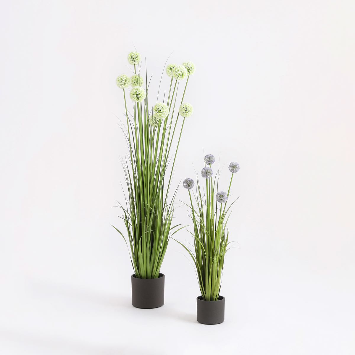 Mica Decorations Era Bloempot - H17 x Ø19 cm - Keramiek - Grijs