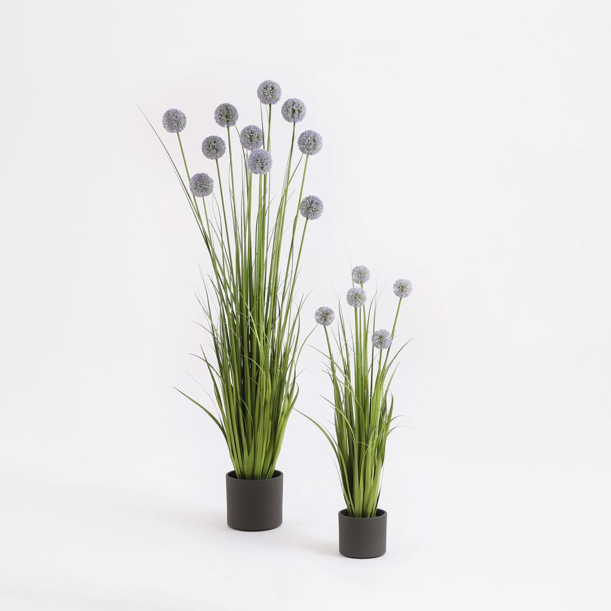 Mica Decorations Era Bloempot - H17 x Ø19 cm - Keramiek - Grijs