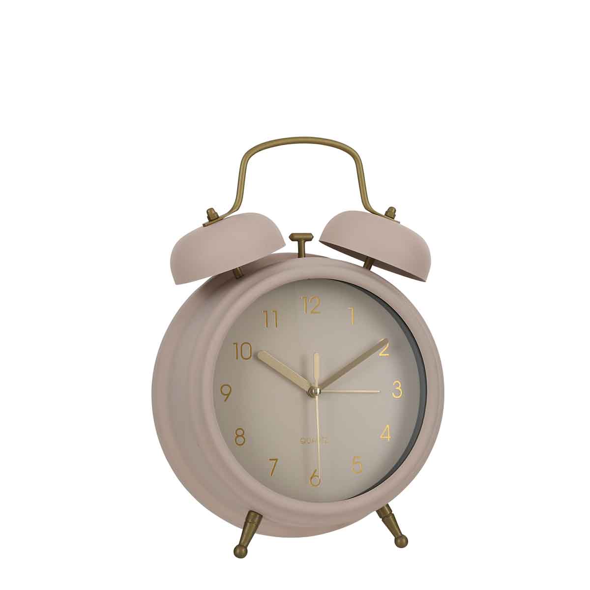 Mica Decorations Buzz Klok - 19,5 x 8 x 27 cm - Ijzer - Roze