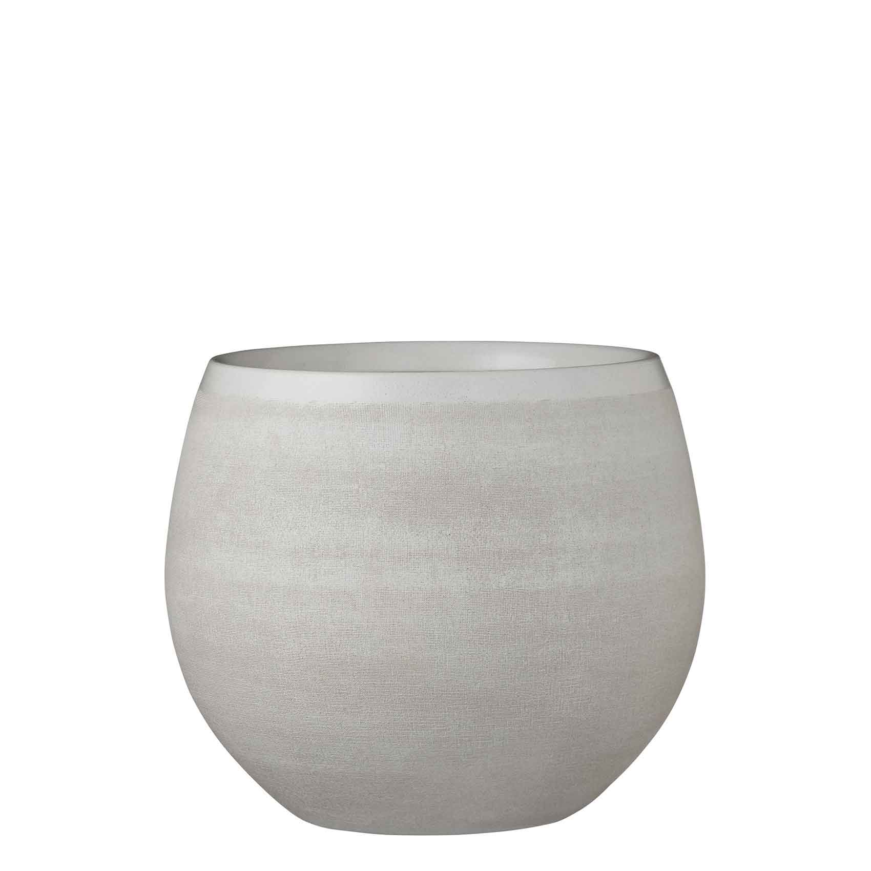Mica Decorations douro bloempot rond off white maat in cm: 25 x 29