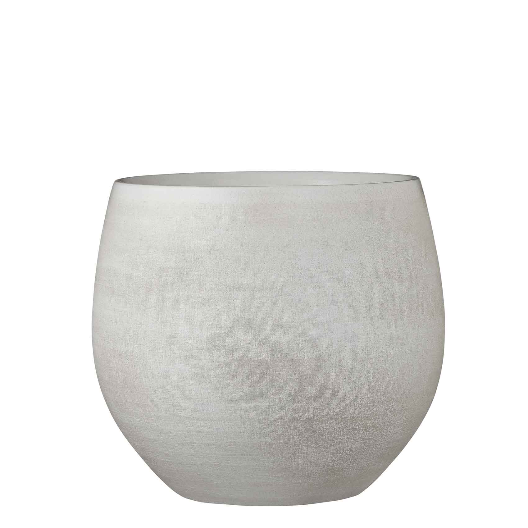 Mica Decorations douro bloempot rond off white maat in cm: 28 x 33