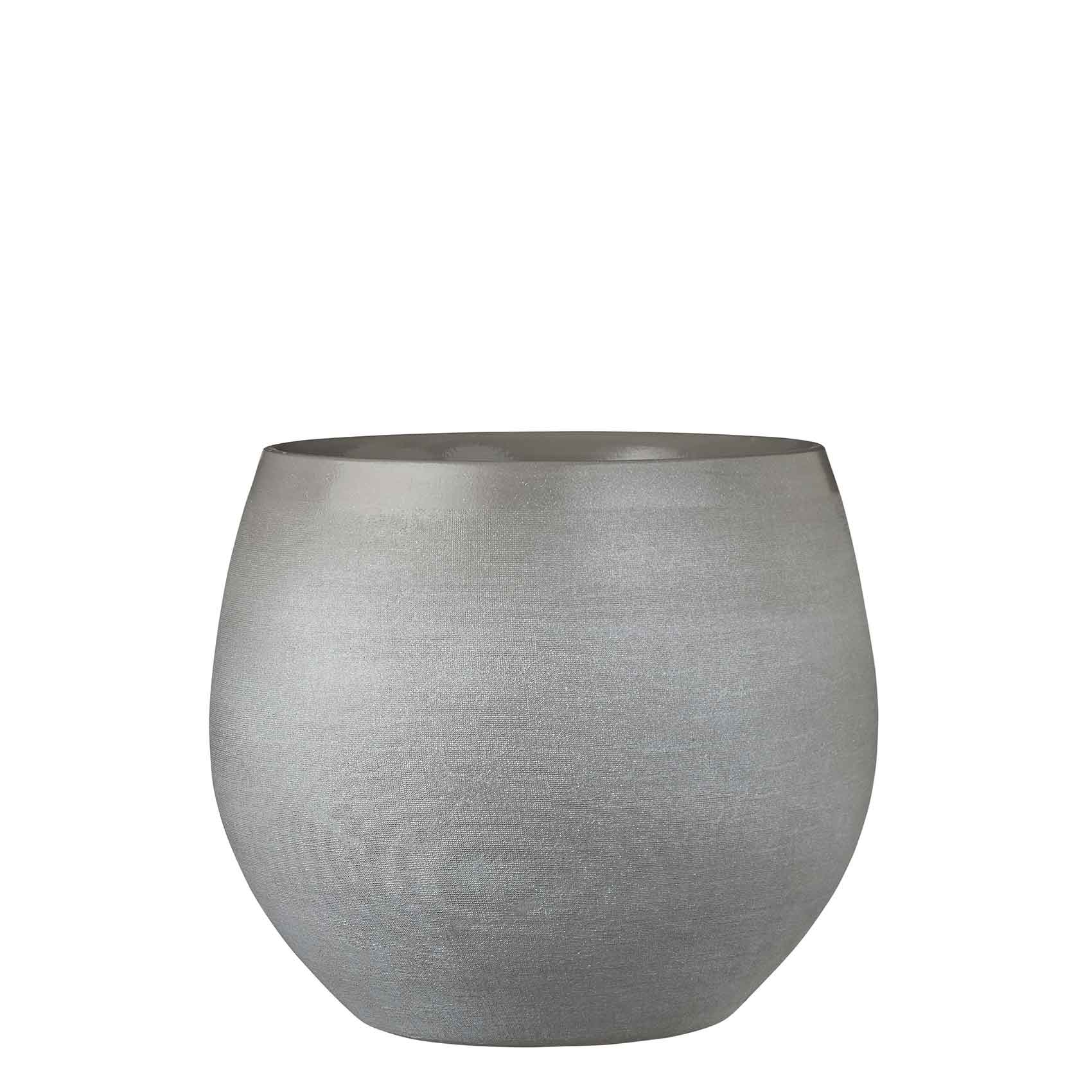 Mica Decorations Douro Bloempot - H25 x Ø29 cm - Terra - Lichtgrijs