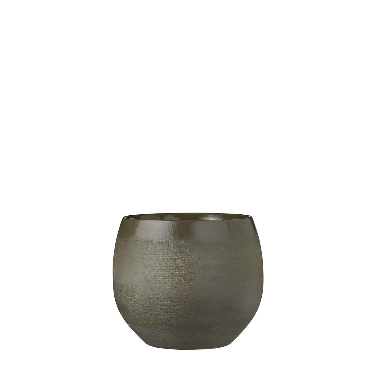 Mica Decorations douro ronde bloempot groen maat in cm: 18 x 20
