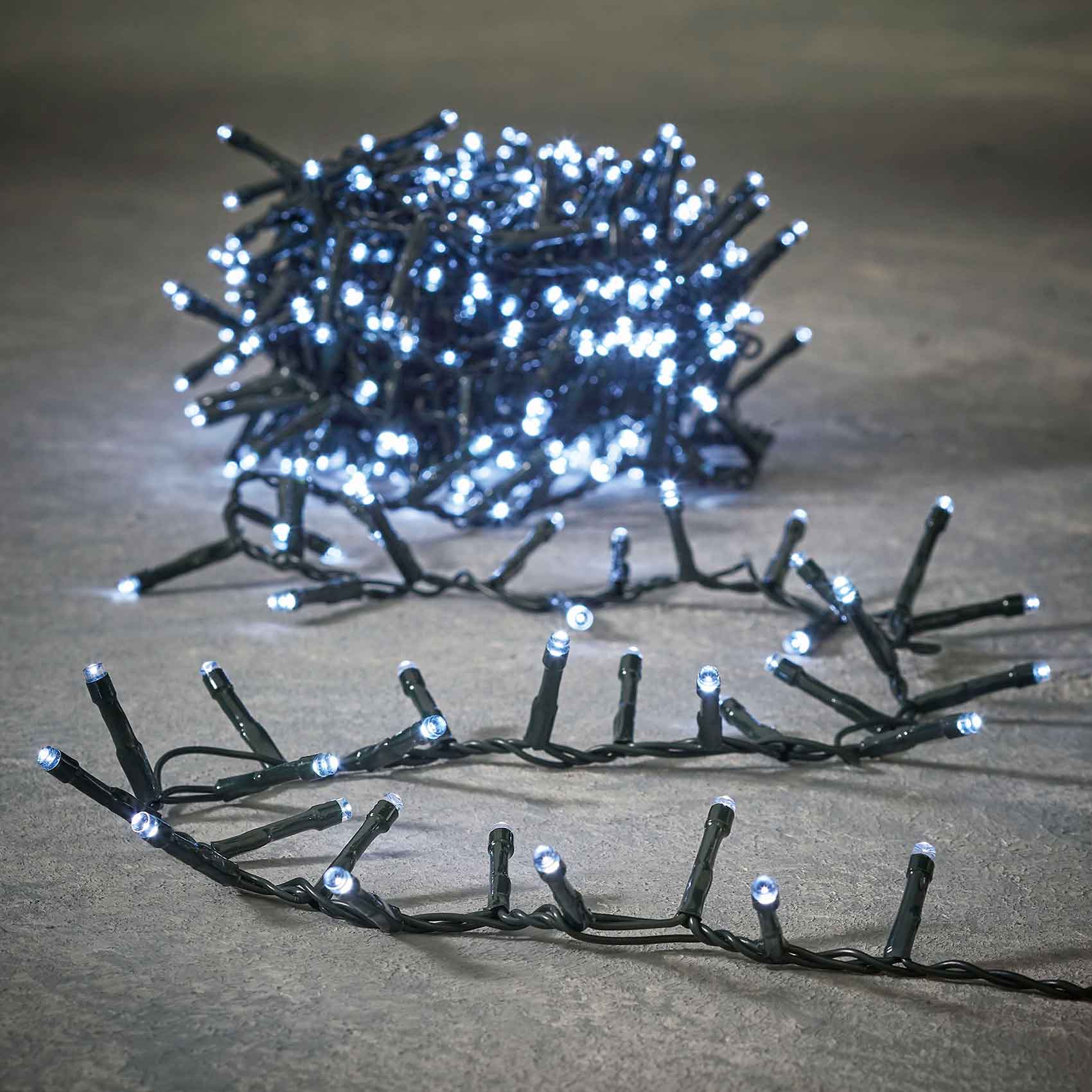 Luca Lighting kerstverlichting lichtsnoer 700 LED wit 1400 cm