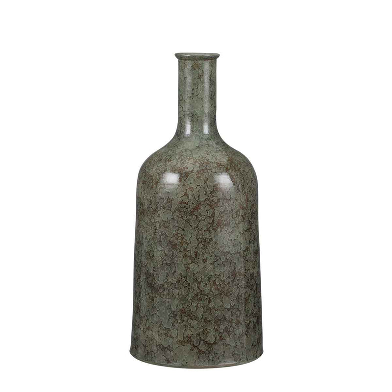 Mica Decorations oliver ronde fles groen maat in cm: 50 x 26