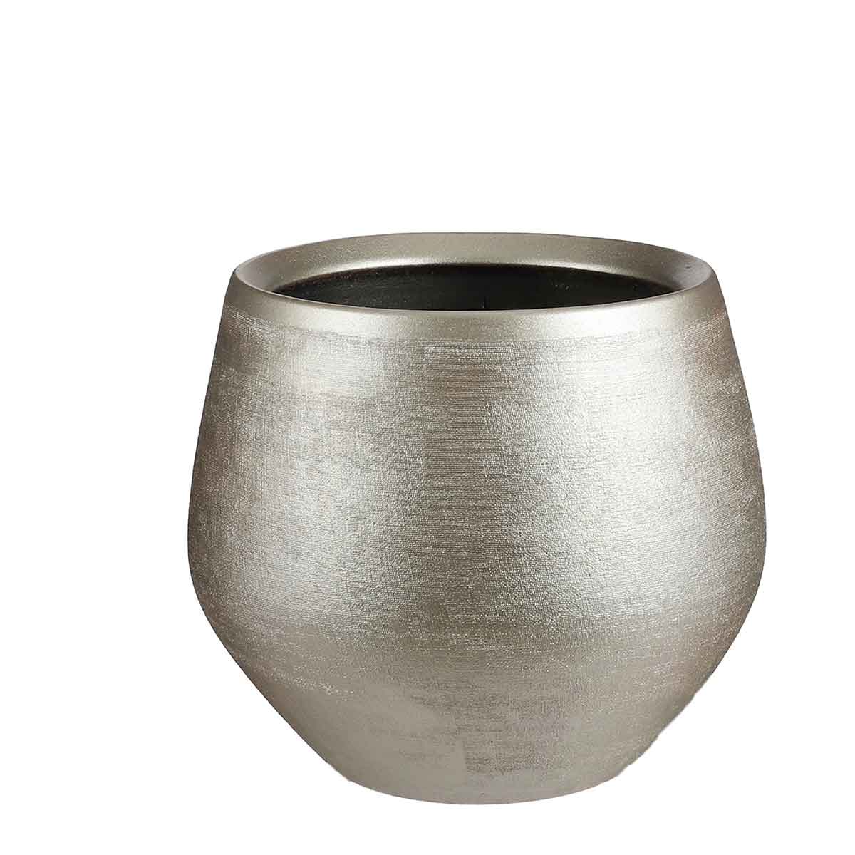 Mica Decorations douro ronde bloempot goud maat in cm: 28 x 33
