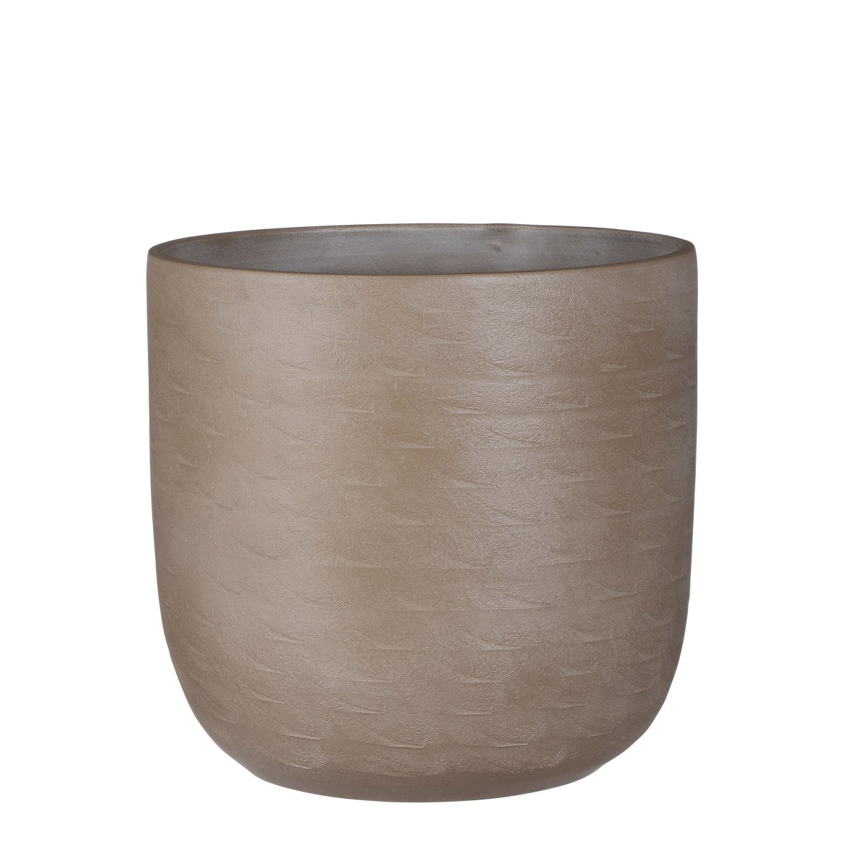 Mica Decorations Nora Bloempot - 34x34x31 cm - Terracotta - Taupe