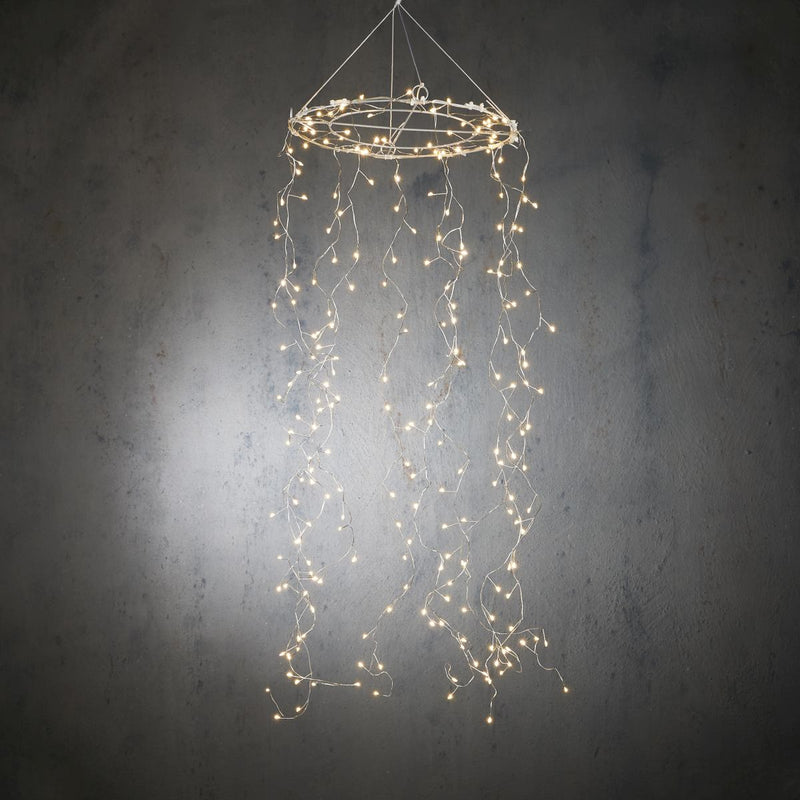 Luca Lighting Kroonluchter Kerstverlichting - 100x30 cm - Klassiek Wit