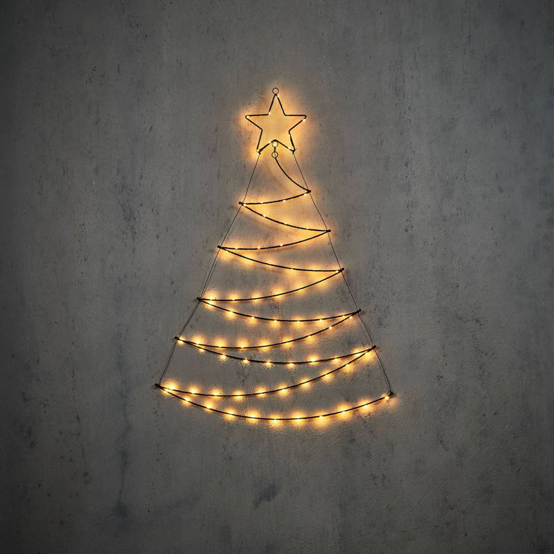 Luca Lighting Kerstboom 80 LED Kerstverlichting - 78x110 cm - Warmwit