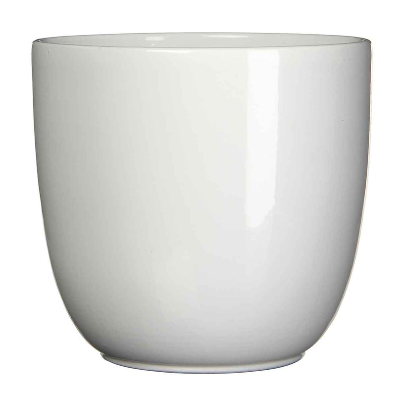 Mica Decorations Tusca Ronde Pot - H34,5 x Ø39 cm - Keramiek - Wit