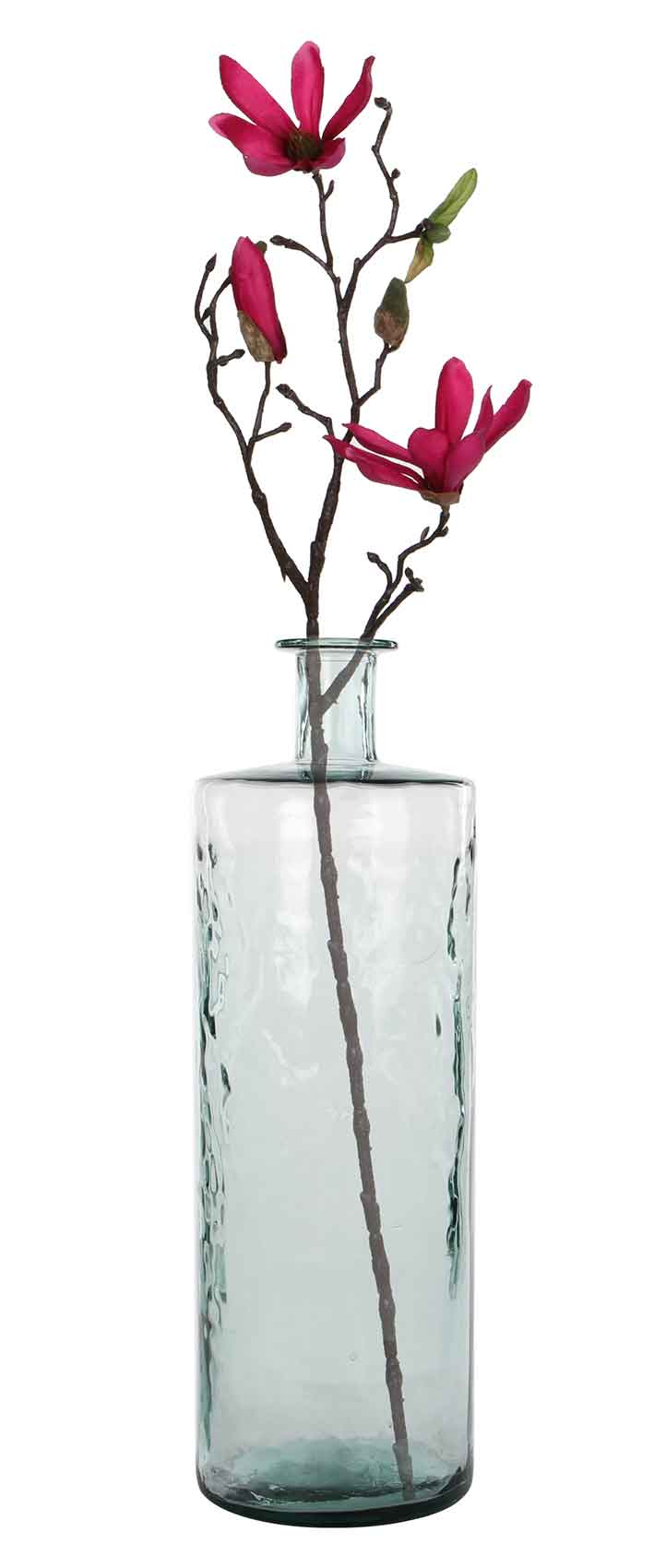 Mica Decorations fles guan glas maat in cm: 75 x 25 transparant