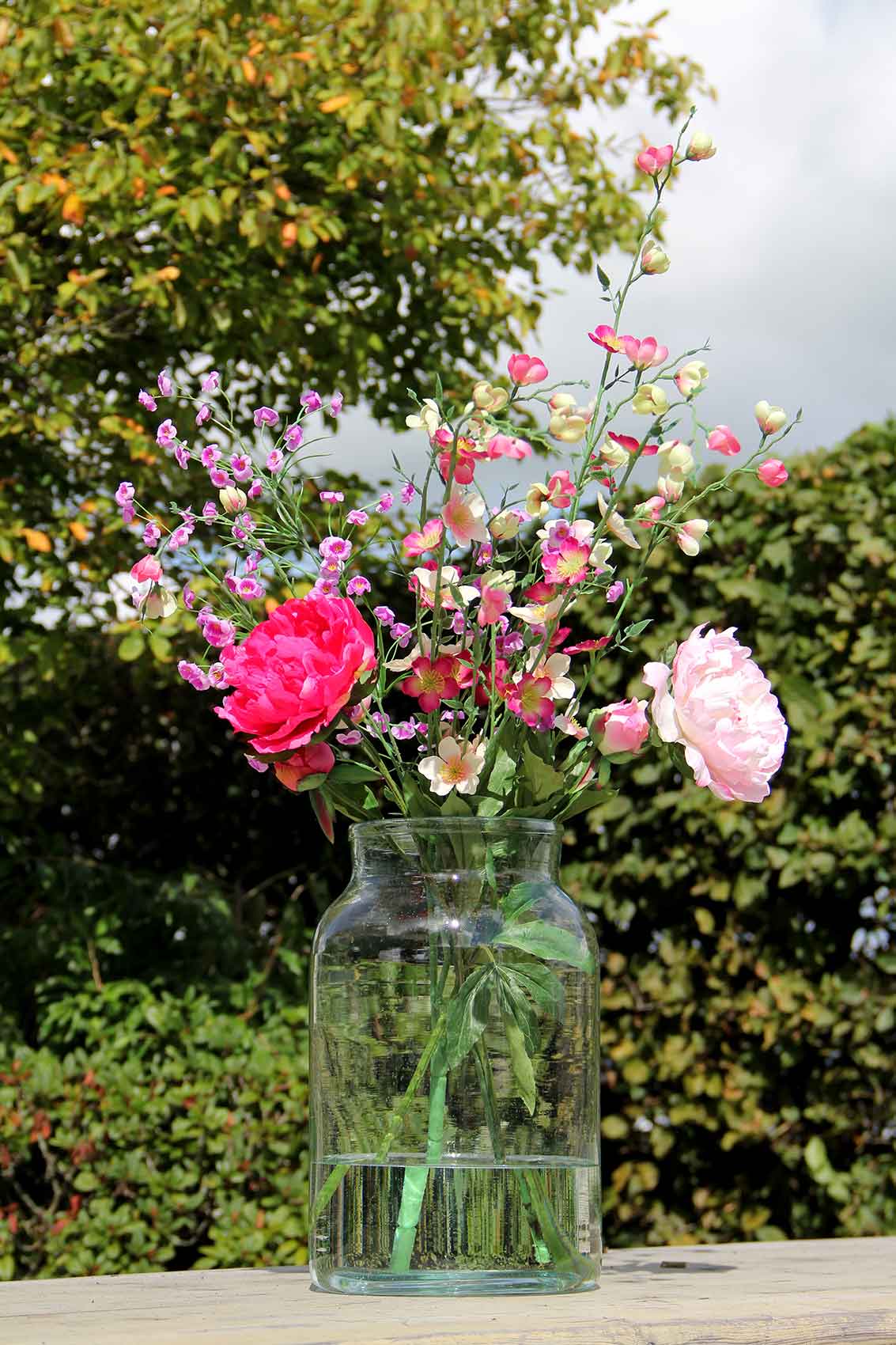 Mica Decorations Vienne Vaas - H35 x Ø21 cm - Glas - Set van 2