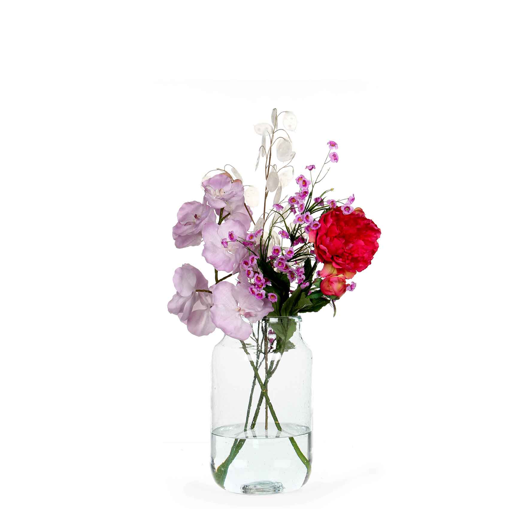 Mica Decorations Vienne Vaas - H35 x Ø21 cm - Glas - Set van 2
