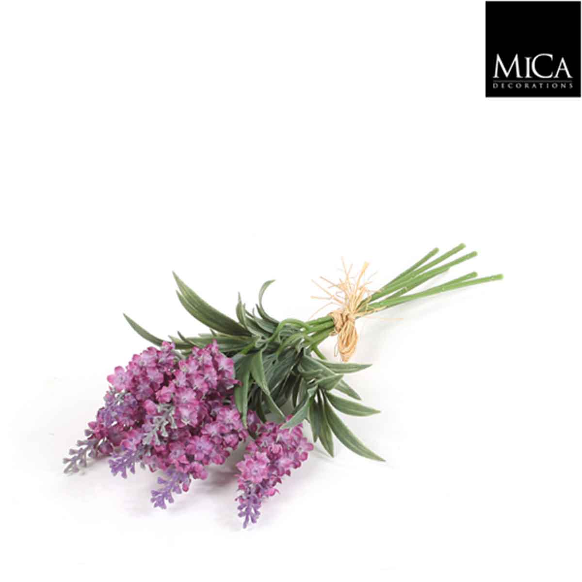 Mica Decorations 12 bosjes lavendel 34cm lila