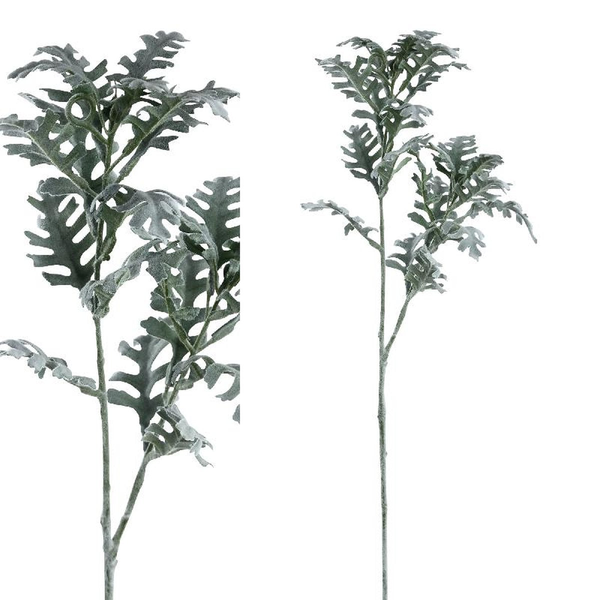 PTMD Dust Kunsttak - 30 x 23 x 71 cm - Zilver