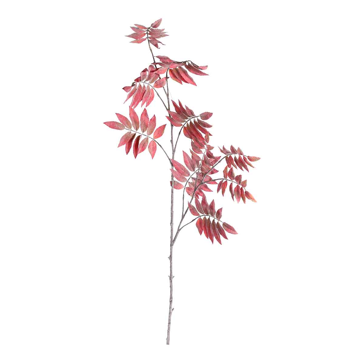 PTMD Leaves Plant Heaven Tree Kunsttak - 104,5 x 30 x 140 cm - Rood