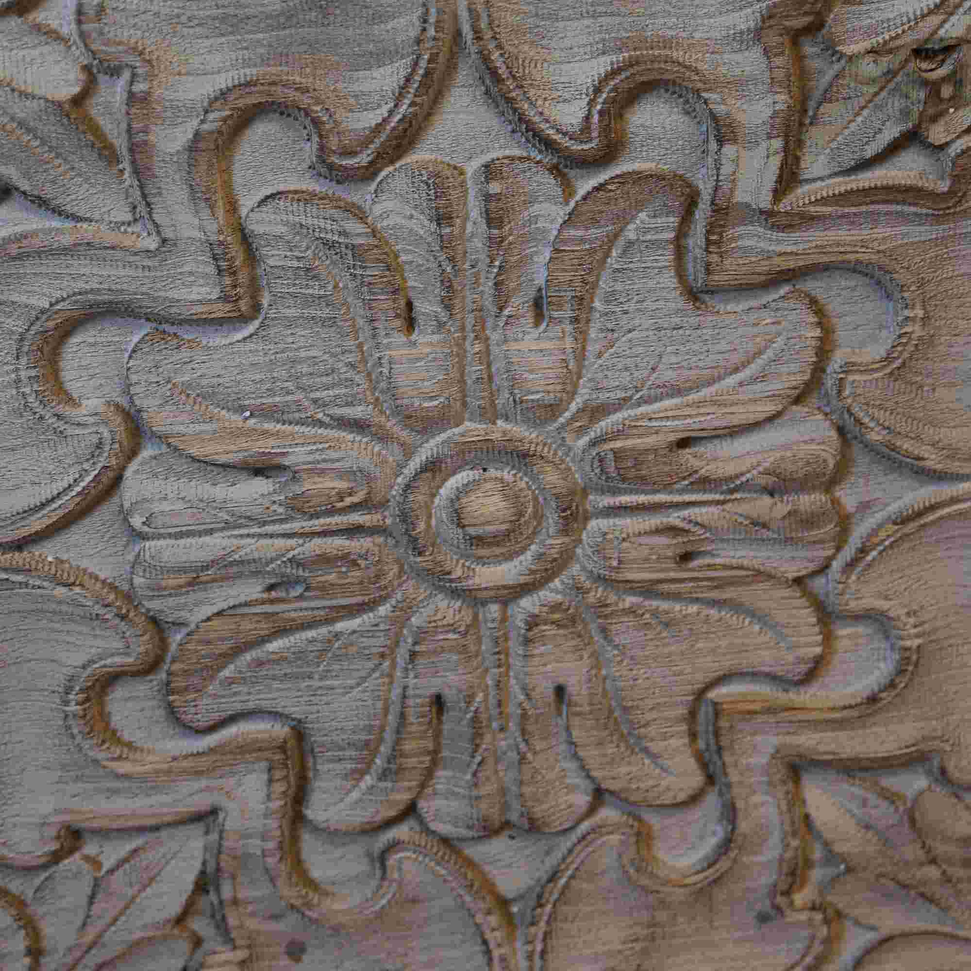 PTMD Gravity Vierkant Wandpaneel - 60 x 3 x 60 cm - Hout - Grijs