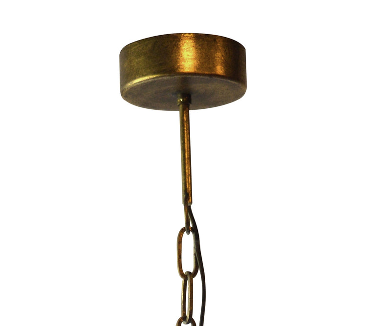 PTMD Krister metalen hanglamp goud maat in cm: 47 x 47 x 47 - Goud