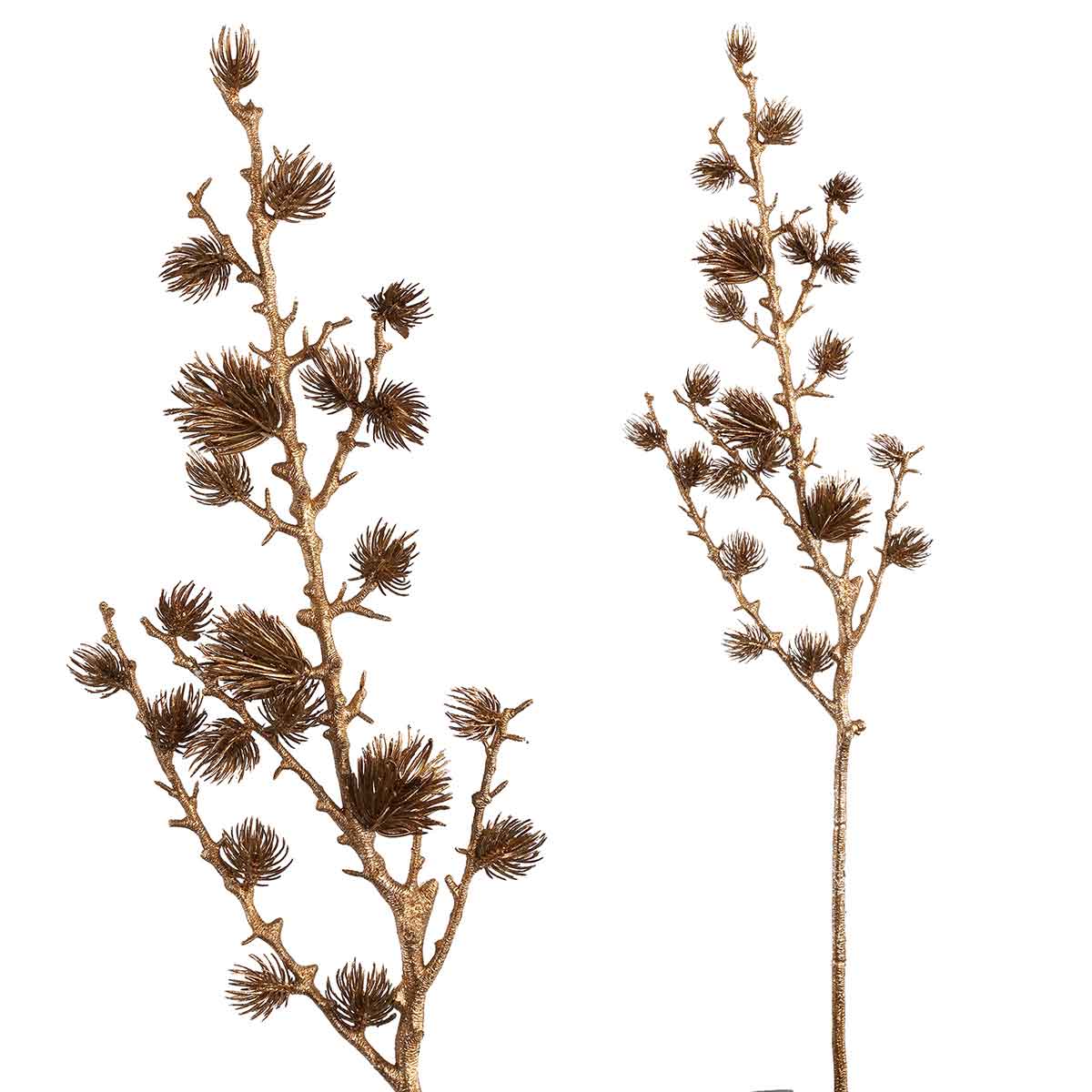 PTMD Twig Plant Pijnboom Kunsttak - 45 x 22 x 75 cm - Goud