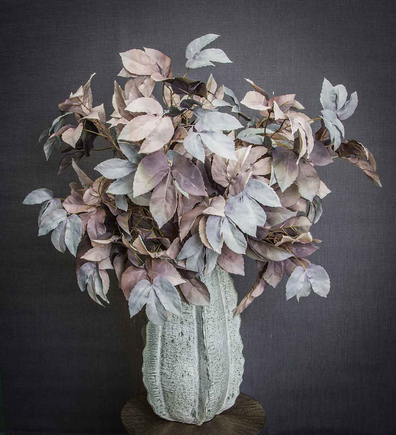 PTMD Leaves Plant Cissus Kunsttak - 50 x 48 x 104 cm - Grijs