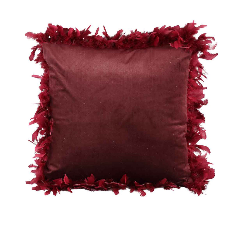 PTMD Jaivey Kussen - 45 x 10 x 45 cm - Velvet - Paars