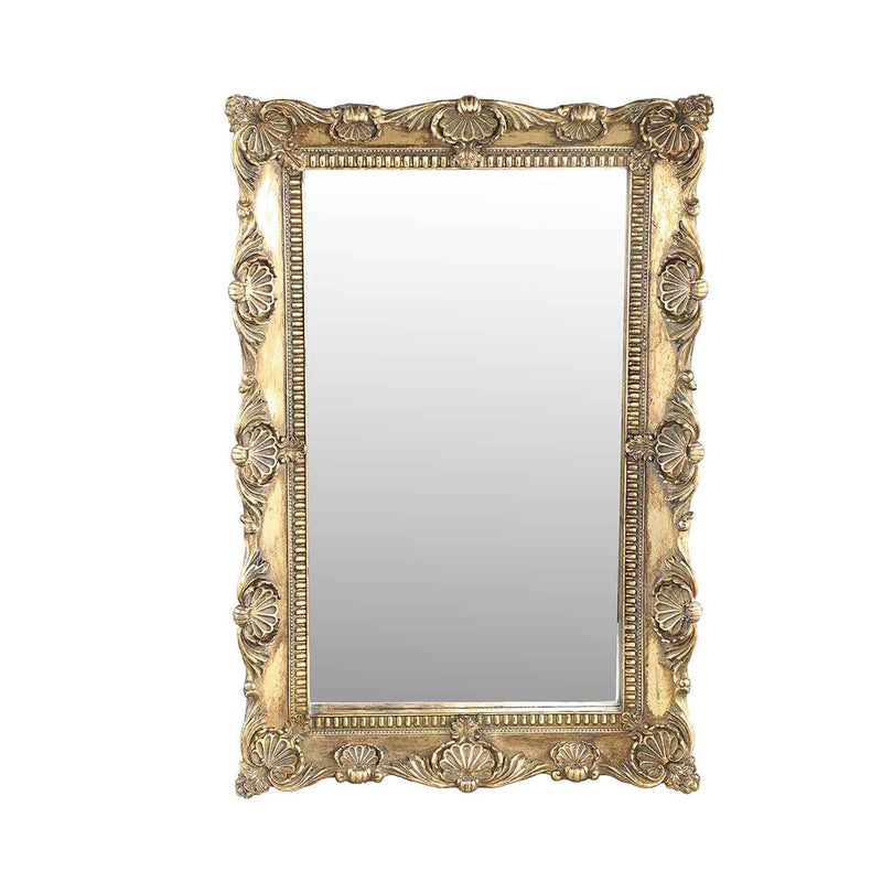 PTMD Matteo Rechthoekige Spiegel - 40 x 7 x 60 cm - Antiek - Goud