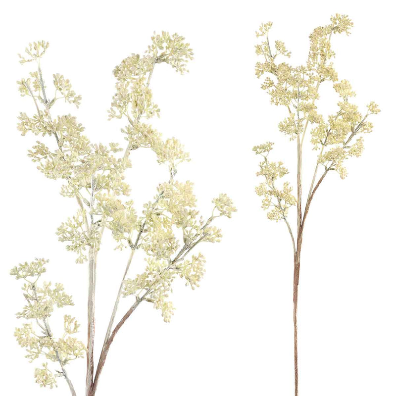 PTMD Twig Plant Knop Kunsttak - 43 x 16 x 83 cm - Crème