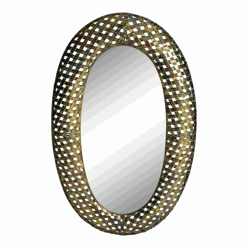 PTMD Shayan Ovale Spiegel - 61 x 5 x 100 cm - Metaal - Goud