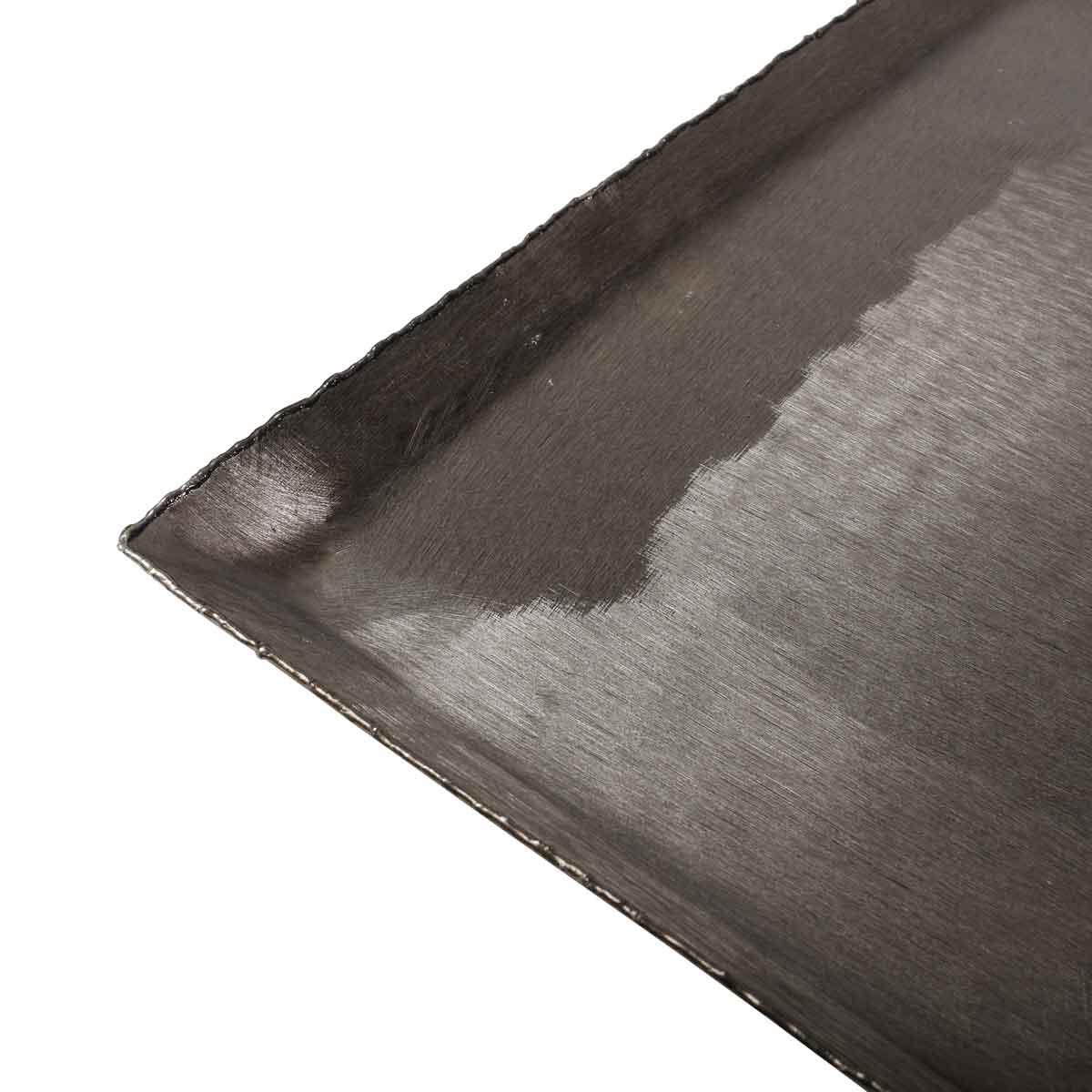 PTMD Pearce Vierkant Plateau - 47 x 47 x 3 cm - Aluminium - Zilver