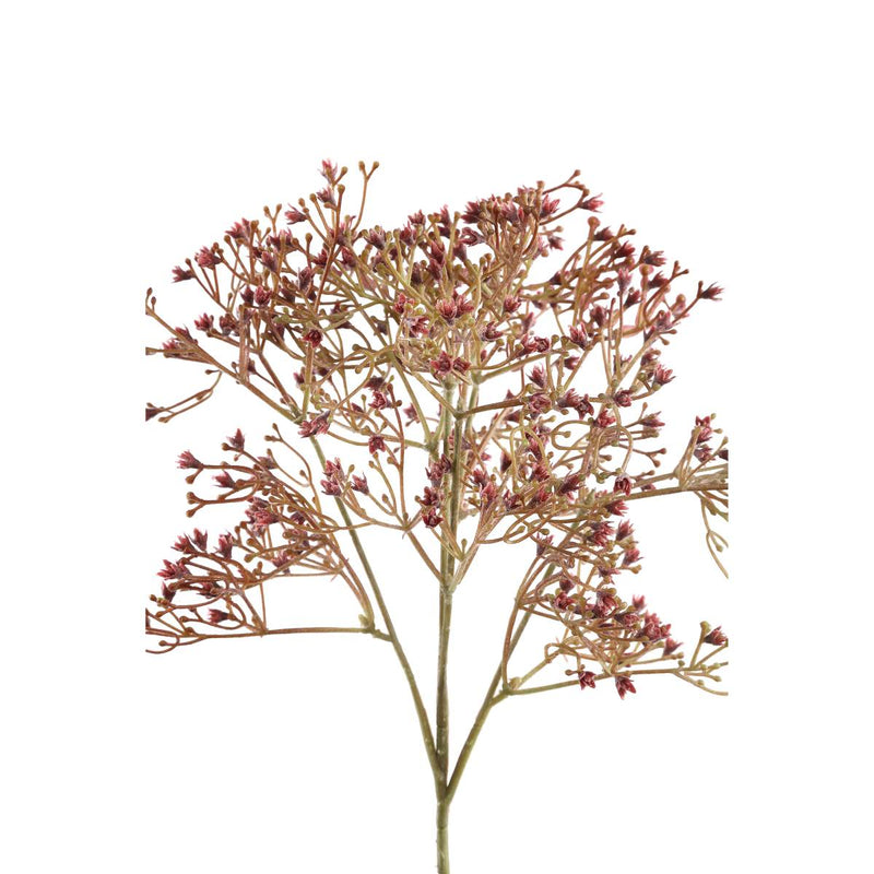 PTMD Garden Flower Zeelavendel Kunsttak - 26x19x48 cm - Bordeauxrood