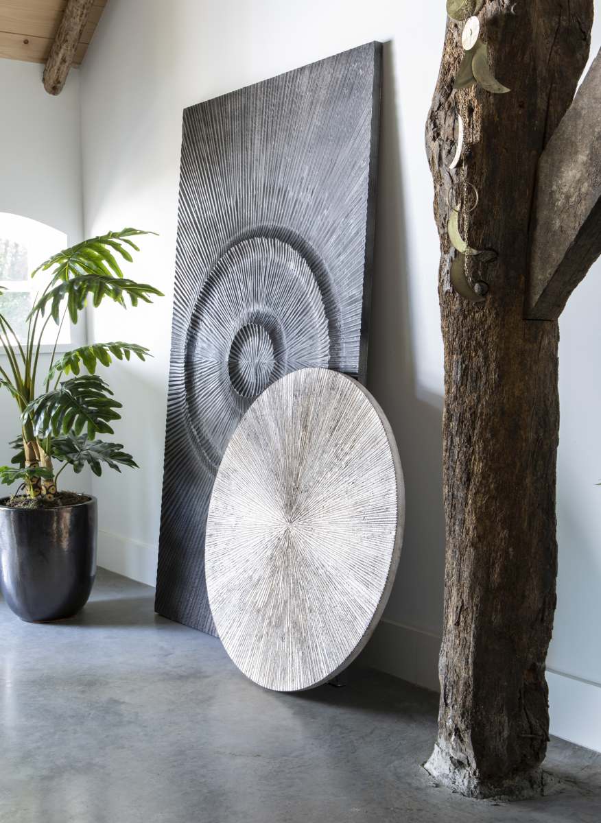 PTMD Winston Rechthoekig Wandpaneel - 180 x 5,5 x 100 cm - Hout - Wit