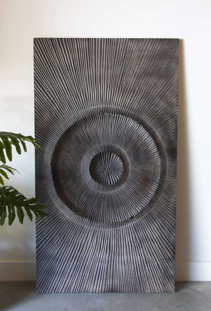 PTMD Winston Rechthoekig Wandpaneel - 180 x 5,5 x 100 cm - Hout - Wit