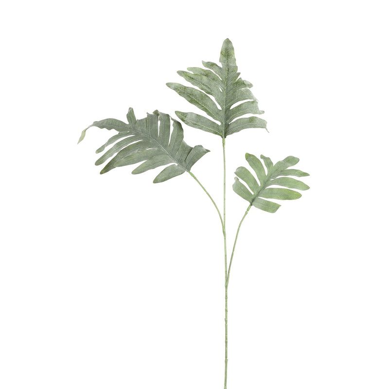 PTMD Leaves Plant Phlebodium Kunsttak - 65 x 30 x 106 cm - Groen