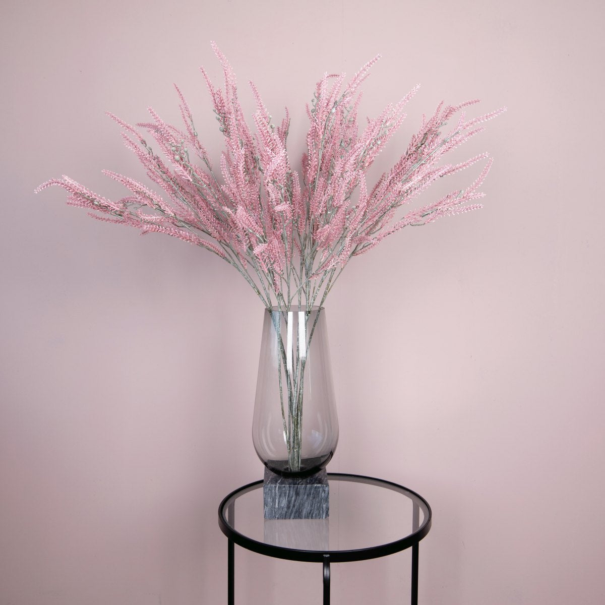 PTMD Leaves Plant Varen Kunsttak - 50 x 23 x 90 cm - Roze