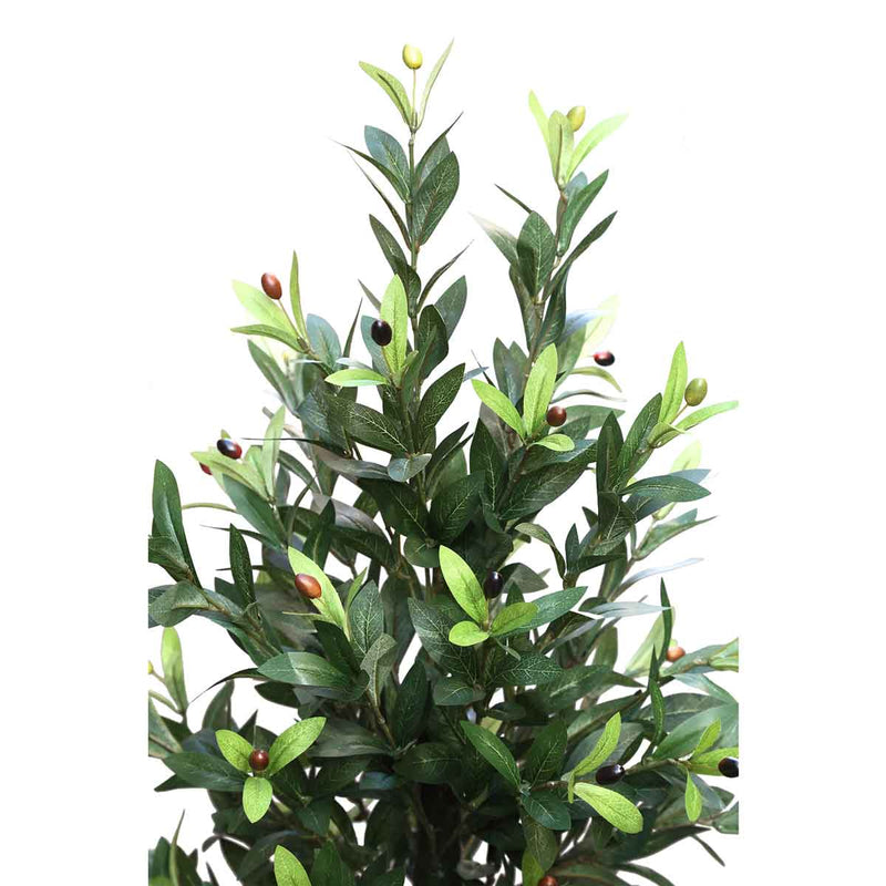 PTMD Tree Green Olijfboom Kunstplant - 64x46x147 cm - Pot - Groen