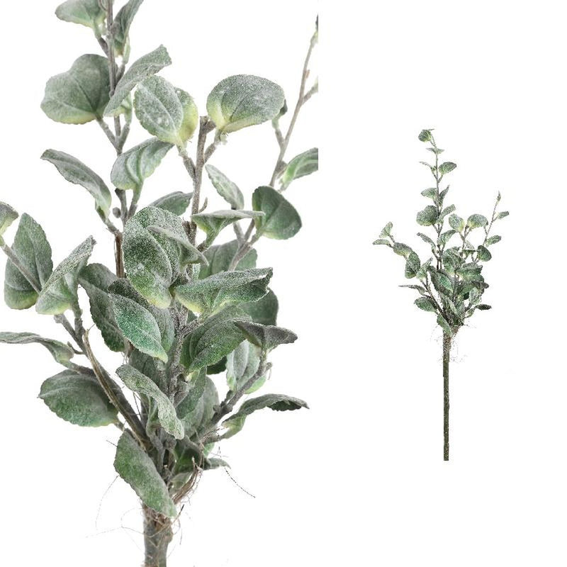 PTMD Leaves Plant Munt Bladeren Kunsttak - 34 x 23 x 57 cm - Groen