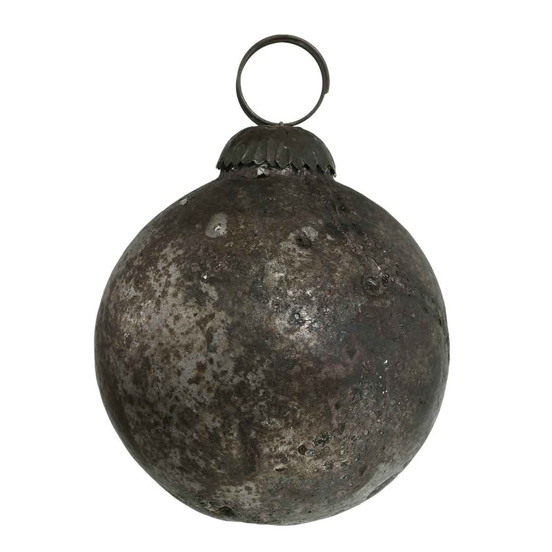 PTMD Mert Kerstbal - H7,5 x Ø7,5 cm. - Glas - Brons kleurig