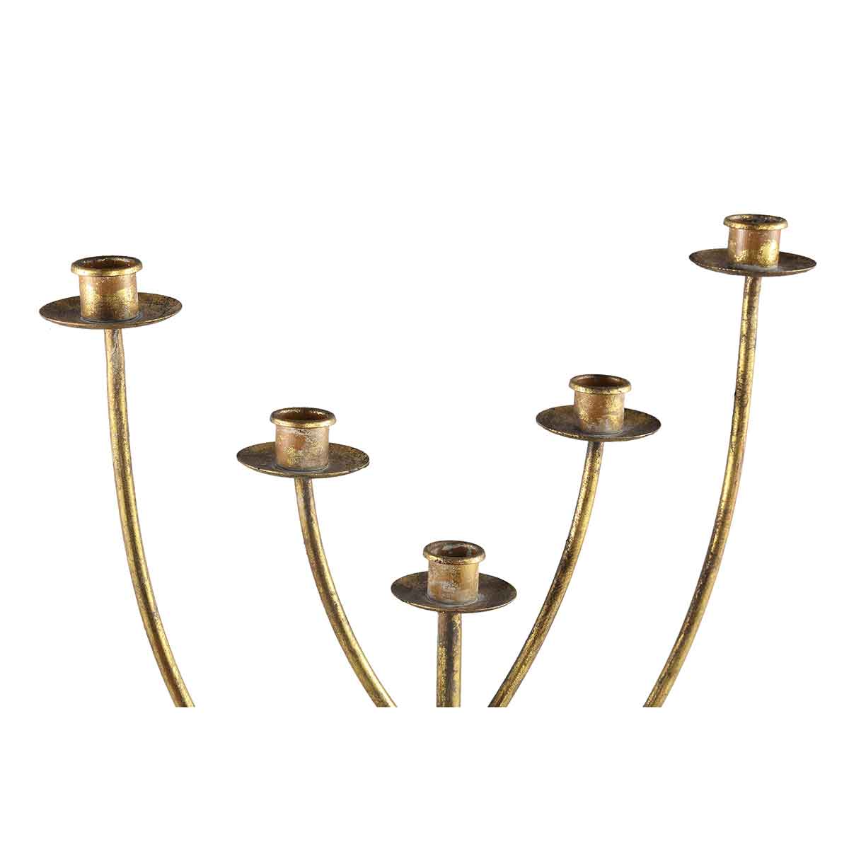 PTMD Charles Meervoudige Kandelaar - 34 x 16 x 67 cm - Ijzer - Goud