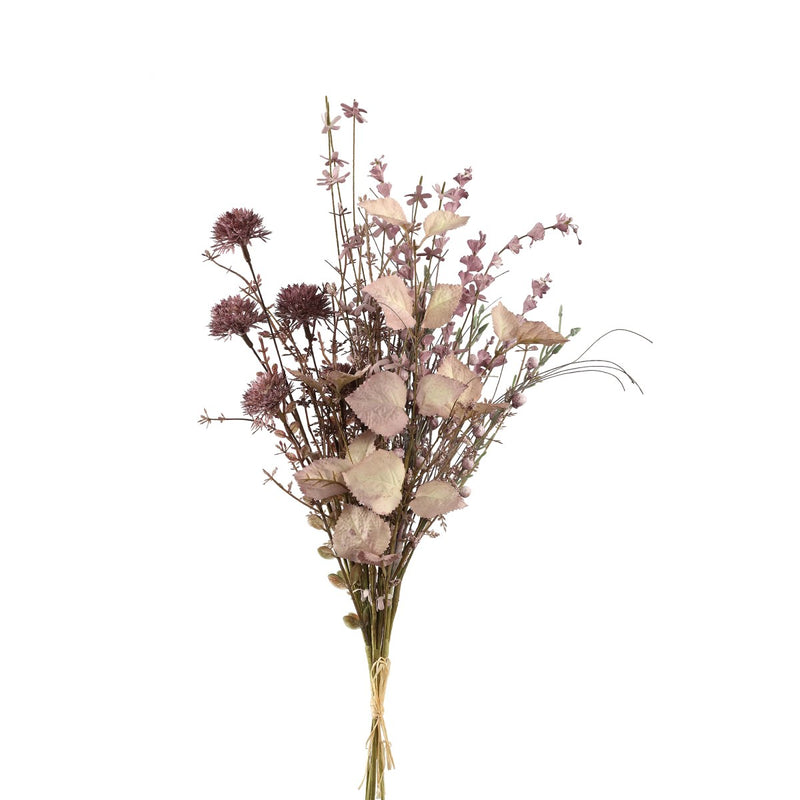 PTMD Twig Plant Lavendel Kunstboeket - 44 x 25 x 58 cm - Lichtpaars