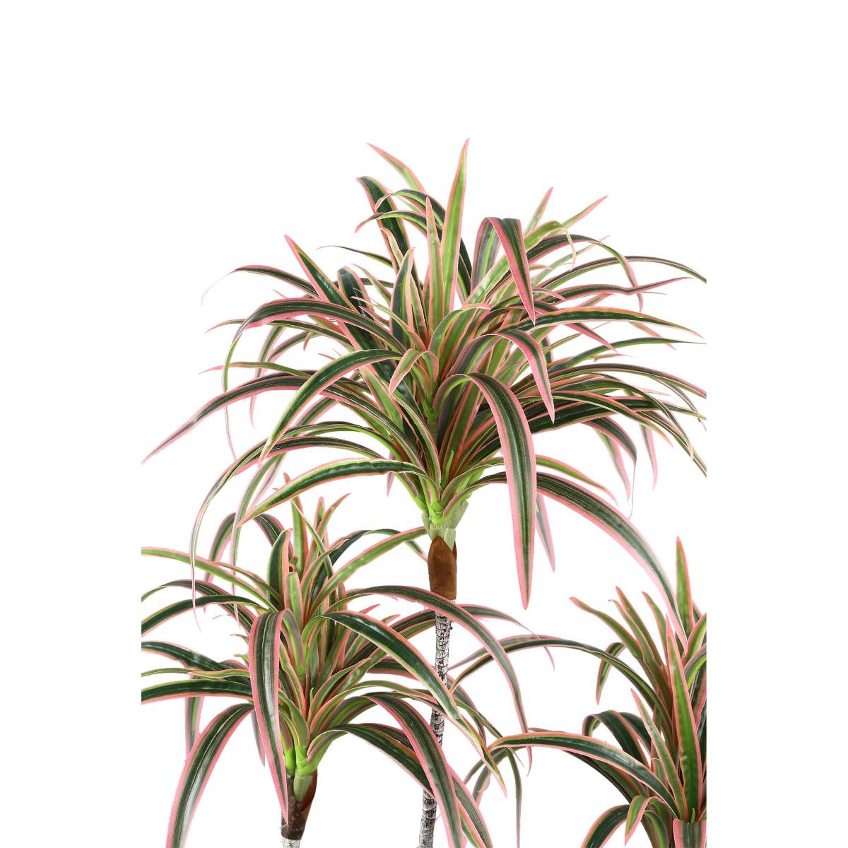 PTMD Leaves Plant Edge Sisal Kunstgras - 60x75x140 cm - In Pot - Groen