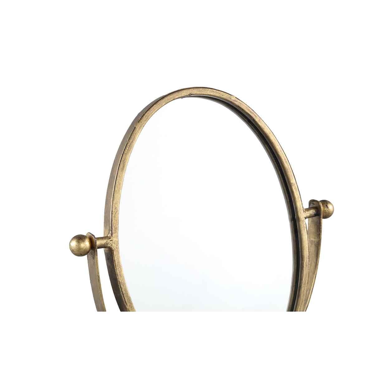 PTMD Annika Ovale Spiegel - 27,5 x 13 x 35,5 cm - Metaal - Goud